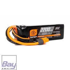 Spektrum 11.1V 2200mAh 3S 30C Smart LiPo Battery: IC3