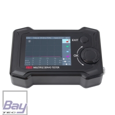 ToolkitRC ST8 8CH 100W 2A 7-28V LCD Servo Special Tester PWM/PPM/SBUS Signal Speed Liner Step Servotester mit 4-Wege Servo Signal