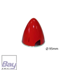 Bay-Tec Contest Spinner mit Alu Rückplatte 95mm (Rot)