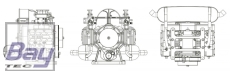 Toyan FS-B400 4-Cyl Boxer Methanol Engine 4-Stroke Kit