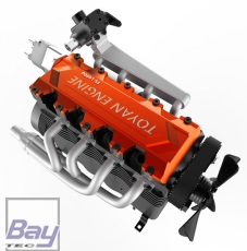 TOYAN FS-L400BGC 4-Cyl Gas Engine 4-Stroke Kit