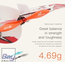 T-Motor F3P 3D Propeller 8x4,4" T8044 Orange (1 Stück)
