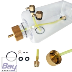 Benzin Tank PET 700ml Rot / Gold