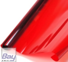 Bay-Tec Bügel-Folie - Transparent-Rot - Breite 64cm - je m