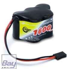 Empfänger Akku NiMH 6,0V 1600mAh Hump