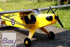 VQ-Model Aircraft J3 - CUB U.S. ARMY Yellow U.S. ARMY 46 size EP-GP - ARF - 1620mm