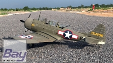 VQ-Model A-24 Banshee (Dautless SBD) .46 1540mm EP-GP mit Piloten und Waffen – ARF