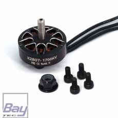 Bay-Tec X2807 1700KV Brushless Motor - 47,9g - max 900W