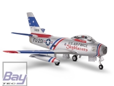 FMS F-86 Skyblazer Jet EDF 80 PNP blau - 122 cm