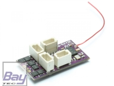 ATOM Empfänger für Spektrum DSMX/2 + 3X Gyro + Telemetrie + 5A Brushless Regler