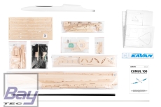 KAVAN Cumul 100 Segler CNC Laser Kit 2540mm - GFK / Holzbausatz