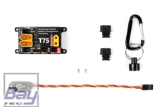 KAVAN Smart PRO T75 Doppelbatterie-Weiche 20A mit Telemetrie-Expander - KAVAN/FrSky Fport, Duplex EX, Futaba S.BUS2, Multiplex MSB, Graupner Hott, PowerBox P2Bus (Strom, Spannung, Kapazität für beide Eingänge)