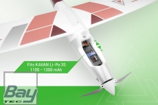 KAVAN Alpha V2 1500mm ARF - rot / Einsteiger Elektro Segelflugmodell