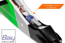 KAVAN Twisty 1512mm Elektro Segler - Grün