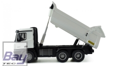 Mercedes Arocs LKW Kipper PRO Metall 1:18, 2,4GHz RTR weiß