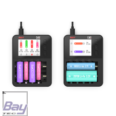 iSDT SMART CHARGER C4 EVO - 36W, 3A, 1-4S Nixx/LiXX, Größe AA , AAA u.a.
