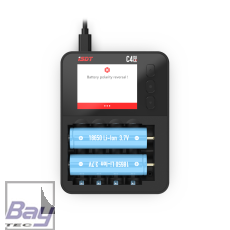 iSDT SMART CHARGER C4 EVO - 36W, 3A, 1-4S Nixx/LiXX, Größe AA , AAA u.a.