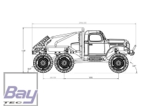 ROC-Hobby / FMS ATLAS 6x6 blau 1:18 - Crawler RTR 2.4GHz