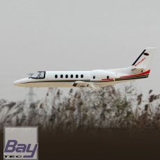 Dynam Cessna 550 Turbo Jet EPO 1280mm weiss PNP V2