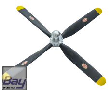 Falcon 4 Blatt CFK 25,6x14 für 150-180cc Sternmotor