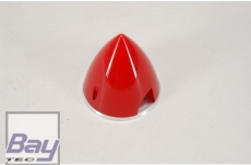 Irvine Spinner 75mm - Rot - mit Alu Rückplatte