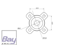 Phoenix Motorhalterung für GL09 - ASW28 5.5m