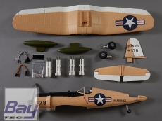 DERBEE F4U Corsair Warbird PNP gelb - 75cm