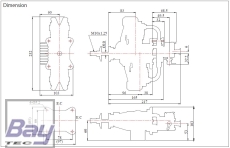 SAITO FG-57TS BENZIN MOTOR 2-ZYLINDER