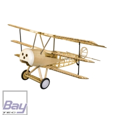 Bay-Tec Fokker DR1 1540mm Doppeldecker Lasercut CNC Holzbaukasten