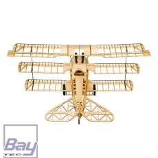 Bay-Tec Fokker DR1 1540mm Doppeldecker Lasercut CNC Holzbaukasten