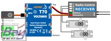 Voltario T70 JR - Der Voltario T70 ist eine digitale Hochleistungs-Doppelbatterie-Weiche mit fortschrittlichen Telemetriefunktionen.