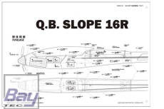 PILOT QB Slope Kunstflugsegler / 1650mm Holzbausatz