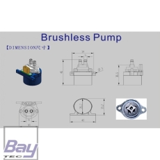 RCEXL Brushless Smoke Pumpe 2-3S Regelbar bis max 1500ml / min
