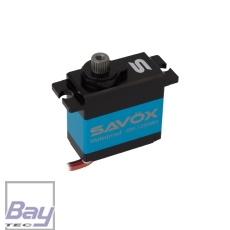 SAVÖX SW-1250MG Servo Wasserdichtes Digitalservo IP67 Gewicht: Nur 36 Gramm Sehr genaues Metallgetriebe Servokabel Ausgang Unten Hochwertiges Vollmetall Gehäuse