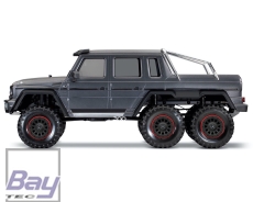 TRAXXAS Mercedes-Benz G63 AMG 6x6 RTR ohne Akku/Lader inkl Licht 1/10 6WD Scale-Crawler Brushed silber