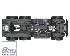 TRAXXAS Mercedes-Benz G63 AMG 6x6 RTR ohne Akku/Lader inkl Licht 1/10 6WD Scale-Crawler Brushed silber