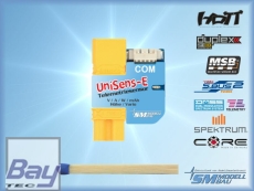UniSens-E 55A XT30 Telemetrie Mehrfachsensor - Spannung / Strom / Leistung / Kapazität / Energie / Brushless Drehzahl / Höhe / Vario