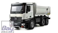 Mercedes Arocs LKW Kipper PRO Metall 1:18, 2,4GHz RTR weiß