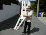 Harlekin Nurflügler CNC Holz Baukasten 190 cm