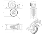 Bay-Tec Einziehfahrwerk für Segler 1/5