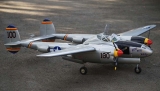 VQ Model P-38 Lightning 2100mm ARF Olive 2 Mot