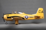 FMS T-28D Trojan Gelb V4 ARTF 1400mm Big Scale mit EZFW