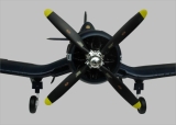 FMS Big Scale F4U Corsair blau ARTF 1450mm incl. EZFW V4