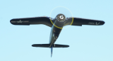 FMS Big Scale F4U Corsair blau ARTF 1450mm incl. EZFW V4