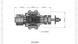 DLE20RA 20ccm Benzin Motor incl. Elektronischer Zündung - Heckauslass