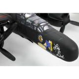 DYNAM P-61 BLACK WIDOW TWIN 1500mm W/O TX/RX/BATT
