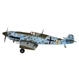 Bay-Tec Seagull MESSERSCHMITT BF-109 (ME-109) ARF WARBIRD MIT MECHANISCHEM EINZIEHFAHRWERK 1625mm