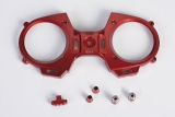 Graupner Frontplatte mz-12 Fernsteuerung rot mit Schalterkappe, Knüppel