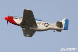DYNAM P51 MUSTANG 1200mm FRED GLOVER V2 PNP incl. EZFW