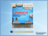 LiPoWatch mit USB-Interface Kabel - Datenlogger